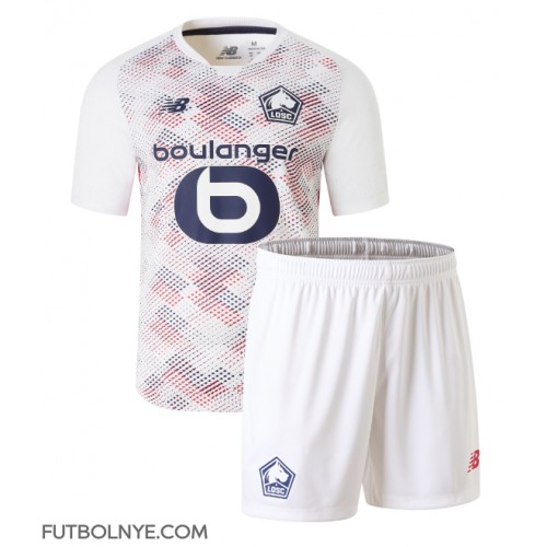 Camiseta Lille OSC Visitante Equipación para niños 2024-25 manga corta (+ pantalones cortos)